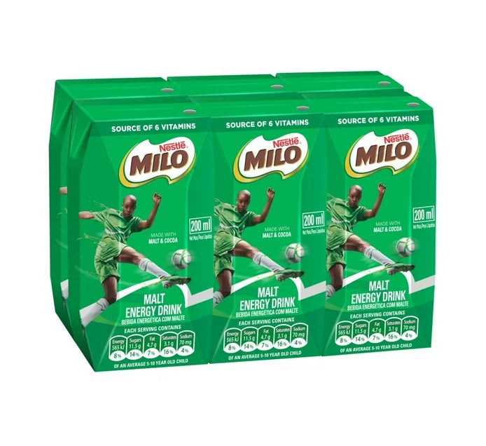 Milo 200ml (6 pieces)