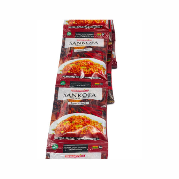 Sankofa Natural Spices Jollof Rice 5g X 12