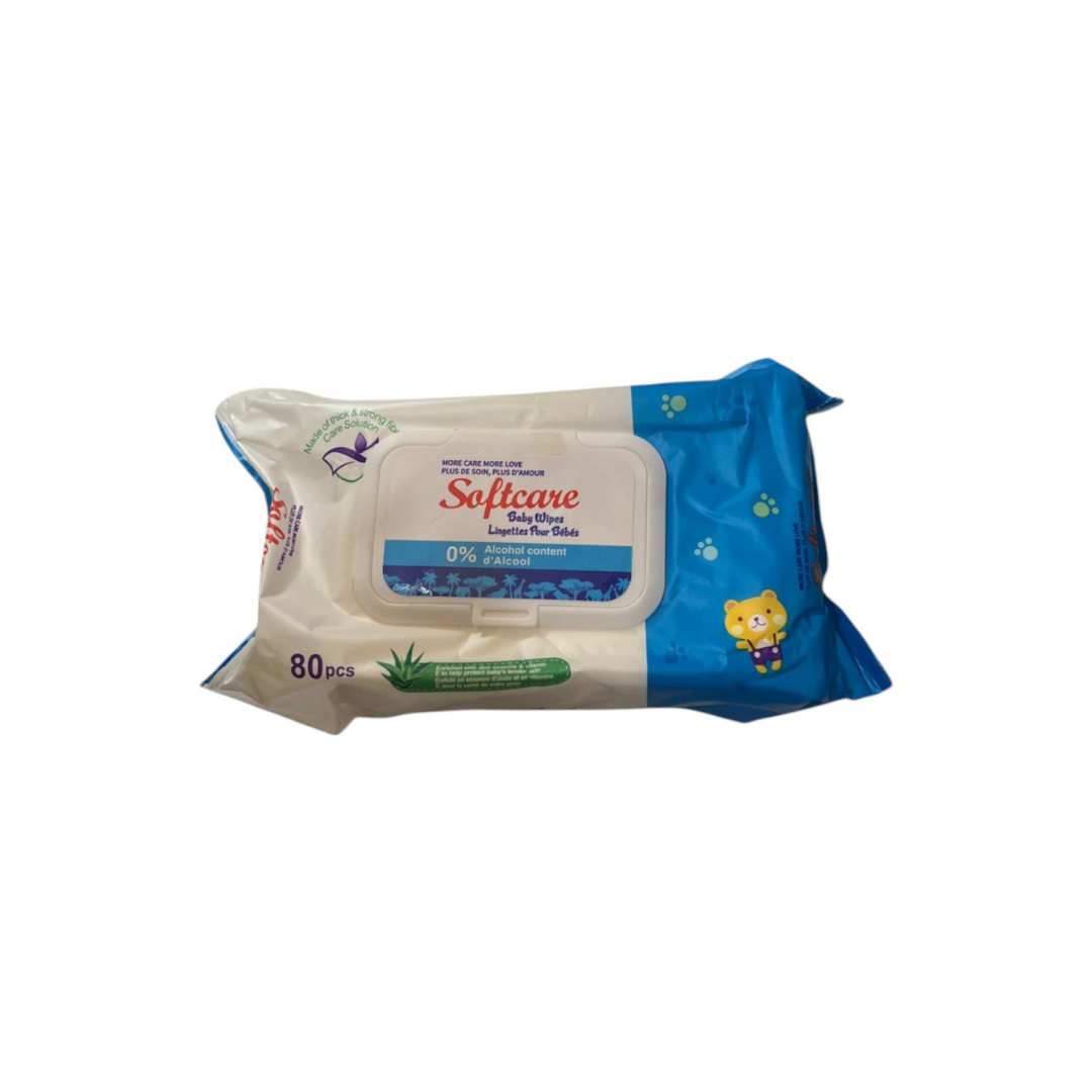 SOFTCARE BABY WIPE S/S