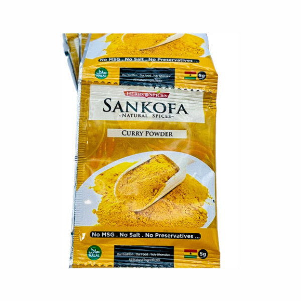 Sankofa Natural Spices Curry Powder 5g X 12
