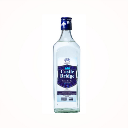 CASTLE BRIDGE DRY GIN 750ML