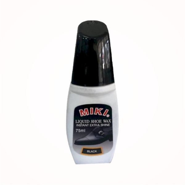 Miki Liquid Shoe Wax 75ml ( Black)
