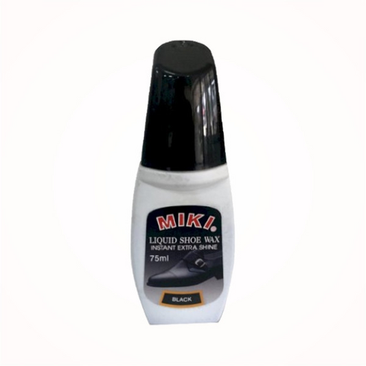 Miki Liquid Shoe Wax 75ml ( Black)